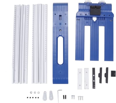 Dailygoods- Cirkelgeleidingsset Groot Snijbereik - Geleiderailverbindingsset - Cirkelfreesmal - Universele Zaaggeleider - Aluminiumlegering - Nauwkeurige Schaal