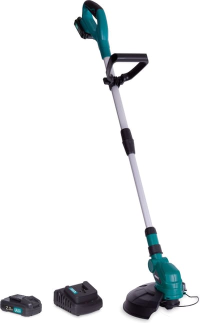 VONROC Grastrimmer 20V – VPower 20V - Incl. 2x 2.0Ah accu en oplader – 250mm – Dubbele spoel (2x4m) – Telescopische stang
