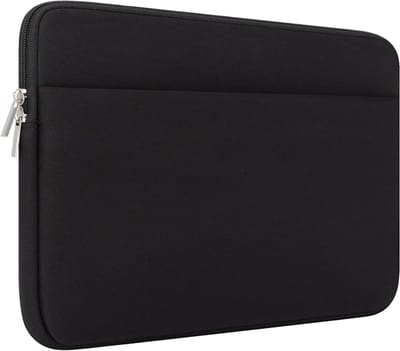Draagbare 13 Inch Laptop Sleeve voor 14 Inch Macbook Pro en Air, Schokbestendige en Gevoerde Computer Tas met Voorvak voor Bescherming en Gebruiksgemak