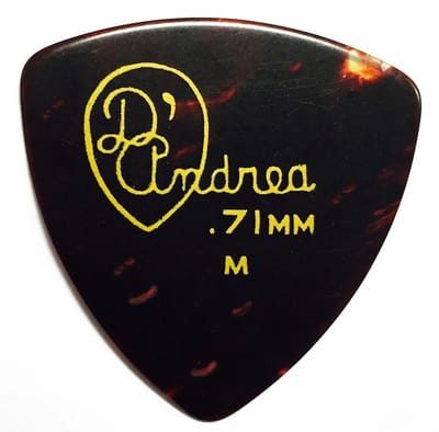 D'Andrea - 346 Celluloid - Plectrum - 0.71 mm - 72 Pack