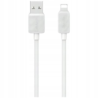 USAMS KY Serie - USB-A naar Lightning Kabel - 1m - Wit - 2.4A