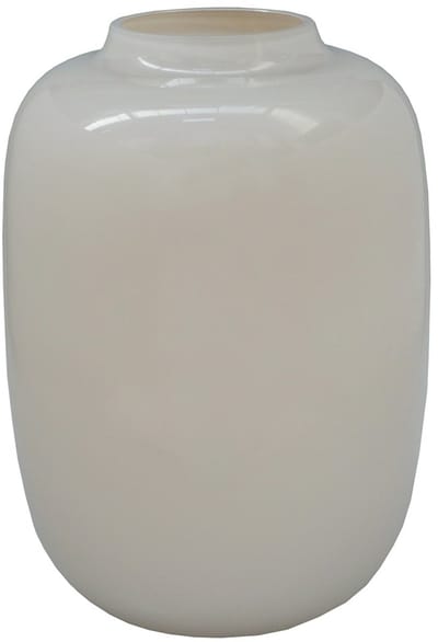 Vaas Artic | Medium |Pastel Ivory | Glans | mondgeblazen glas | Ø25 x H35 cm