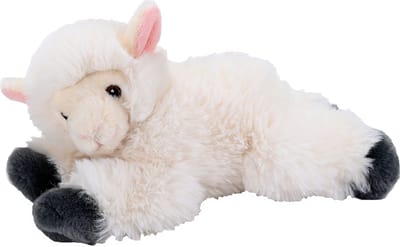 Wild Republic Knuffel - Schaap - lammetje - pluche - dieren knuffels - 18 cm
