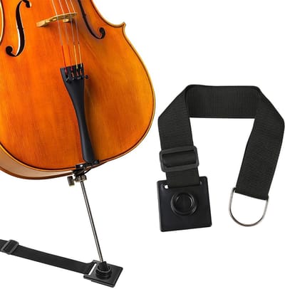 Solidchoice- Antislip Sticker - Krasbestendig Cello Accessoire - Antislipband - Duurzaam Nylonmateriaal - Zachte Traagschuim Pads - Voor Cellisten - Cellohouder