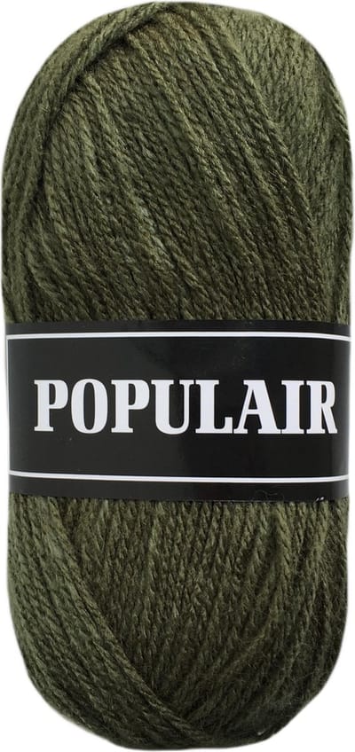 Beijer BV Populair acryl garen - mos groen (79) - naald 3,5 a 4 - 1 bol