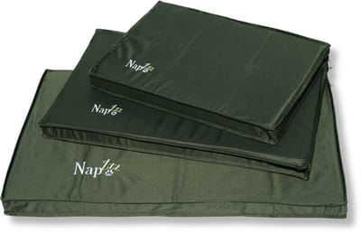 NapZZZ Benchkussen Waterproof Donker Groen Maat M: 75 x 47 x 6 cm Orthopedisch
