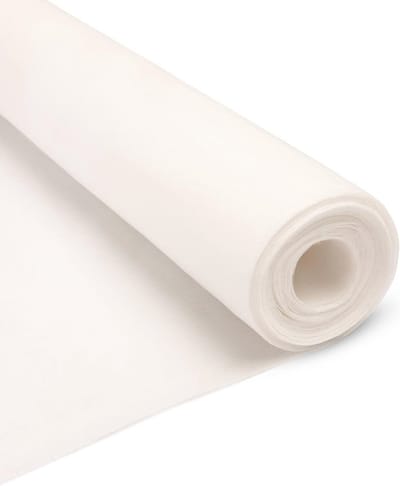 Opstrijkbare Tussenliggende Stof voor Kleding en Quilten - Middelzwaar, Wit, 75cm x 3m