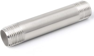 Dailygoods- Buisleiding 100mm - 304 Roestvrij Staal - Mannelijke BSP Tepel - Pijpverbinding - Weerstand tegen lage temperaturen - Eenvoudige installatie - Pijp