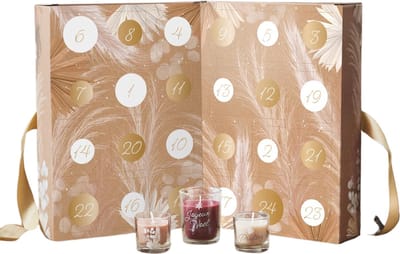 MISOU Adventskalender - Advent Kalender - December - Kaarsen - 24 Geurkaarsen - Beige - Adventkalender - Dames - Sinterklaas - Kerst 2026 - CHANDALIER