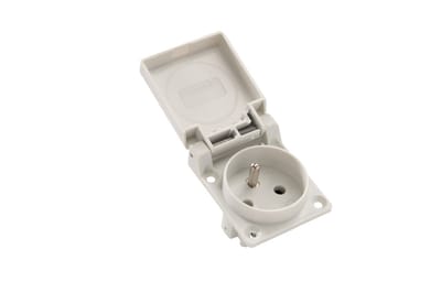 Martin Kaiser inbouwdoos met aardingspen IP20 IP44 grijs - 497/1/gr [35 stuks]