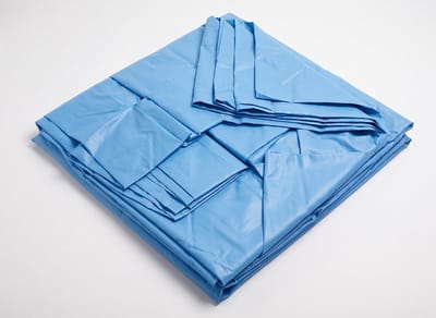 Ubbink - 50/100e blauwe liner voor zwembad 200x350x71cm