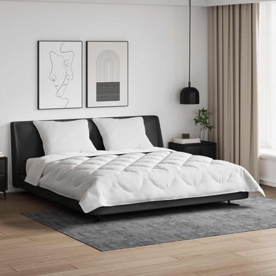 vidaXL - Dekbed - met - kussen - 3 - st - Wit - Microvezel