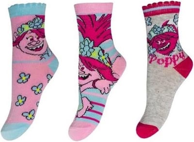 Trolls - sokken Trolls - 3 paar - maat 23/26