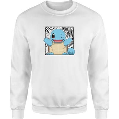 Pokémon Pokédex Squirtle #0007 Sweatshirt - White - S