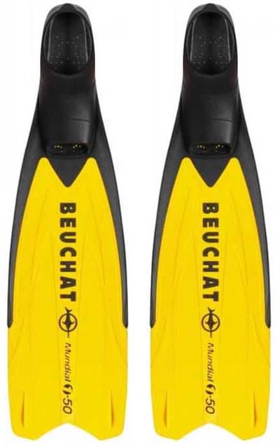 Beuchat Mundial One-50 Soft Flex Freedivingvinnen Geel EU 39-40
