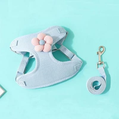 Honden Tuigje Bloem Huisdier Tuigjes En Lijnen Set Verstelbaar Huisdier Tuigje voor Kleine Honden Katten Mopshond Chihuahua Huisdier Accessoires S
