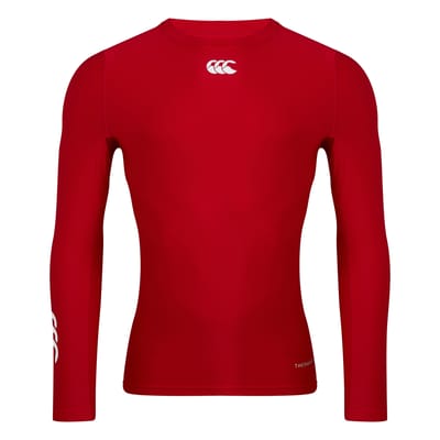 Canterbury Heren Thermoreg Top met lange mouwen (Vlag rood)