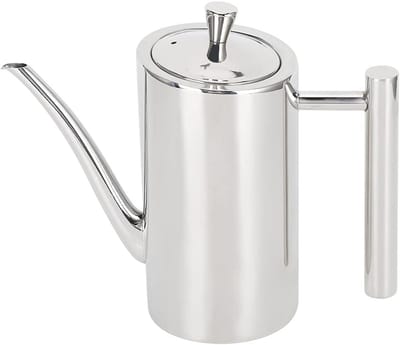 Dailygoods- Olijfoliedispenserfles 500ml - Roestvrij Stalen Oliepot - Lekvrij - Druppelvrij - Keukendispenser - Opslagcontainer Met Deksel