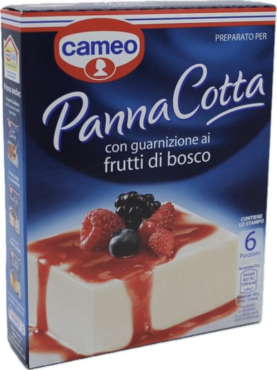 3 stuks Cameo Panna Cotta Ai Frutti di Bosco - Panna Cotta met Bosvruchten Saus