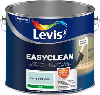 Levis - Easyclean Tegen Zwarte Strepen Mix - Shady Blue A30 - Mengverf - 2,5 L