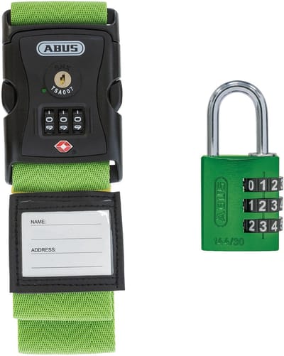 Kofferslot 620TSA/192 - Set met cijferslot 144/30 - groen