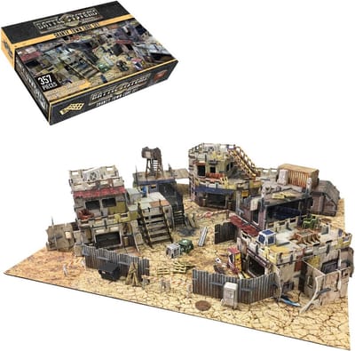 Tafeldecoratie Set voor Tabletop Oorlogsgames - Shanty Town Landschap