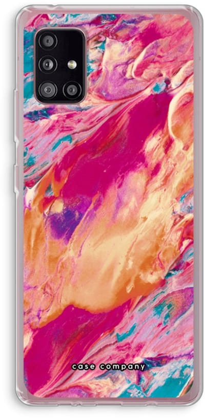 Case Company® - Hoesje geschikt voor Samsung Galaxy A51 5G hoesje - Pastel Echoes - Soft Cover Telefoonhoesje - Bescherming aan alle Kanten en Schermrand