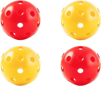 Set van 4 FunHockey Ballen voor Kinderen - Geschikt voor Binnen en Buiten