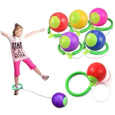 Springtouw Buiten Plezier Speelgoed Bal Oefening Coördinatie en Kracht Reactie Training Swingbal Balans Hinkelen Klassiek Springtouw Speelgoed