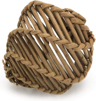 Beeztees gevlochten rieten knaagdier speelbal Aluka 9 cm