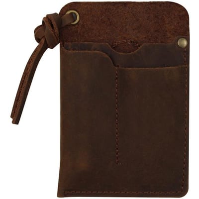 Étui Organisateur EDC en Cuir Véritable Fait Main Pochette Tactique pour Outils Holster avec Clip de Ceinture Sac de Rangement marron