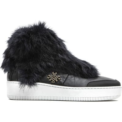Mr&Mrs Italy Blauwe Katoenen Dames Sneakers