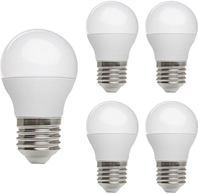 Kobi LED Lamp Mini Bolvorm E27 6W - 470lm - 6000K - 230V - Voor Technische Verlichting en Opslagruimtes - 5 stuks