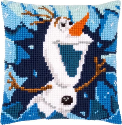Vervaco - Kruissteekkussen kit - Disney Olaf - PN-0167294 - Borduren - Borduurpakket - Borduurpakket volwassenen - Borduurpakket kind