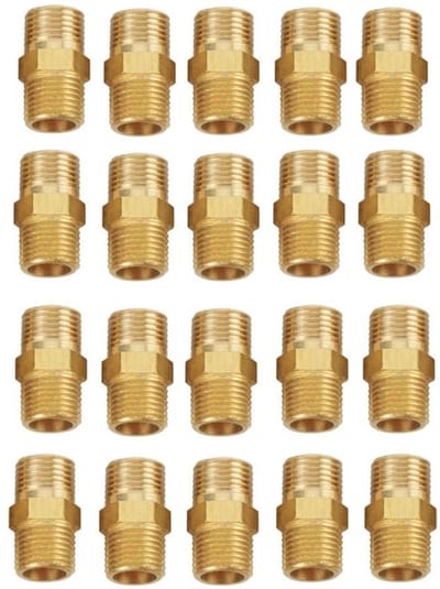 Allecto - Messing Nipple Adapter - Snelle Slangverbinding - 1/8 Bsp
