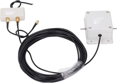 Radio Antenne - Actieve Ontvanger - Signaal Verbeteren - Ruisonderdrukking tot 30dB - 100kHz-30MHz - Zilver