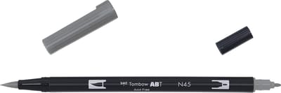 Tombow Brush pen - ABT N45 - Dual Brushpen - Cool gray 10 - Grijs