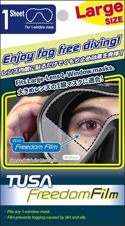 TUSA Freedom Anti-fog Film - TA0804 - Voor ZENSEE & HD masker