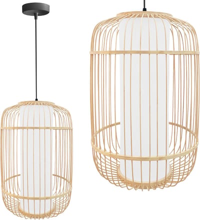 Toolight App1626-1Cp Hanglamp Bruin 50X35X50Cm