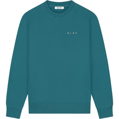Olaf Dotted Face Crewneck Sweaters Groen M250200
