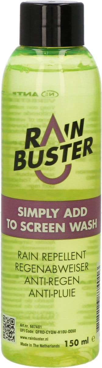 5in1 Rain Buster 150ml Ruitensproeivloeistof - Verbeterd Zicht bij Regen IJzel en Sneeuw