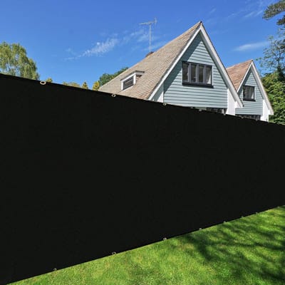 Zwart Privacy Scherm 150 cm x 150 cm voor Tuin en Balkon
