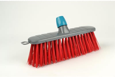 HH - Linea straatbezem 32cm rood kunststof buitenbezem.