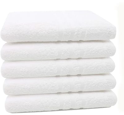 Hotel Handdoek Groot - 5 Stuks - 100x50CM - Zacht - Wit