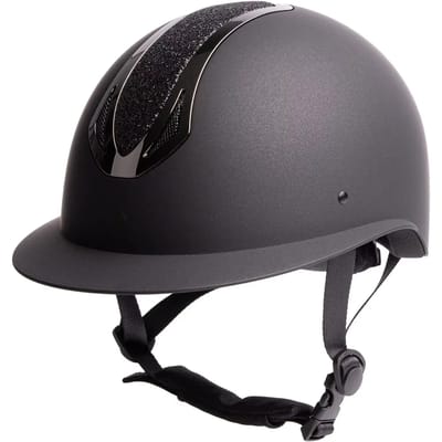 Harry's Horse - Veiligheidscap Pro F1 Mat Sparkle - Zwart - XS (49-51cm)