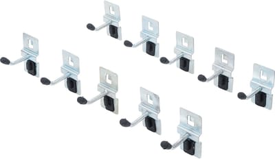 BGS Enkelehaaksset 40 mm voor wandkastsysteem 10-delig - 80196