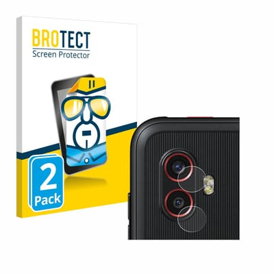 BROTECT - Screenprotector voor Samsung Galaxy XCover 6 Pro (ALLEEN Camera Lens) - Folie Beschermfolie transparant 2 Stuks