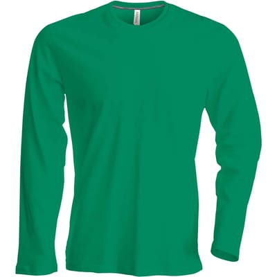 Kariban T-shirt ronde hals lange mouwen K359 - Forest Green - L