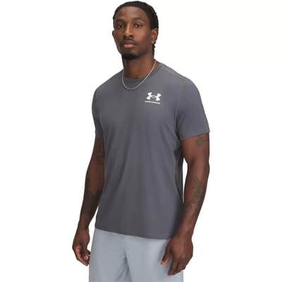 Under Armour ua heatgear fitted ss-gry training t-shirt korte mouw heren -