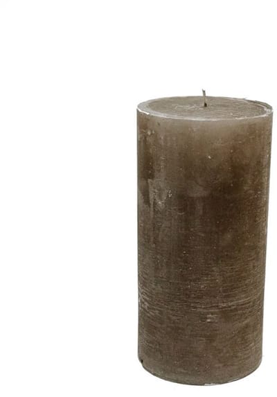 Branded By Luxe stompkaars Metallic Stone 10 x 20 cm met wel 140 branduren, heerlijk lang genieten